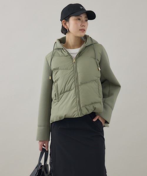 セール】33℃ ボンディング切替ダウンブルゾン（ダウンジャケット