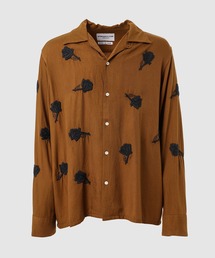 トップス NOMA t.d. NOMA t.d. シャツ t.d.(ノーマ ティーディー) Floral Mesh Zip