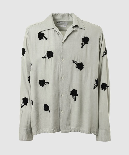 NOMA t.d.（ノーマティーディー）の「Rose Embroidery Open Collar