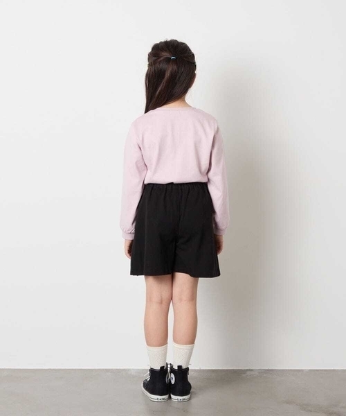 a.v.v（アーヴェヴェ）の「【大人気！追加生産/選べる素材】[110-160]レースアッププリーツスカパン（その他パンツ・キッズ・ピンク系その他/ブラック/インディゴブルー/ダークグレー/アイボリー・110/120/130/140/150/160）」の15枚目の写真