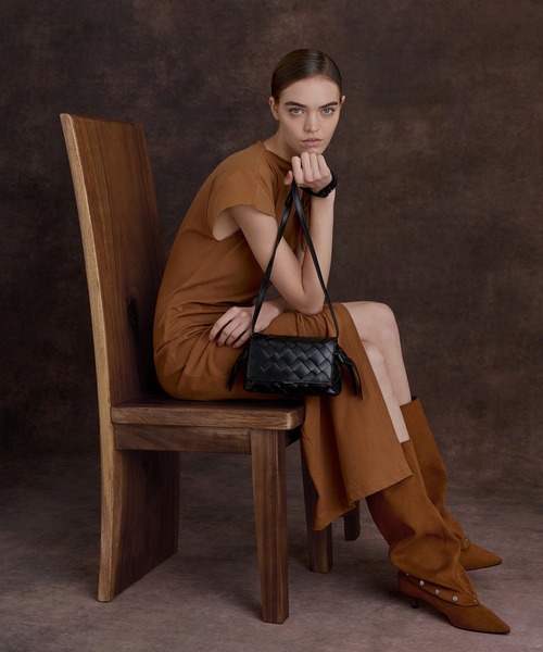 セール】Ivette イヴェット ウーブンクロスボディバッグ（ショルダー