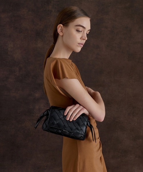 セール】Ivette イヴェット ウーブンクロスボディバッグ（ショルダー