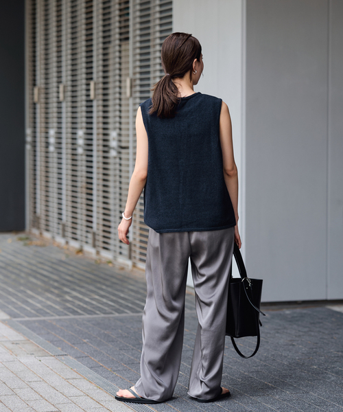 FRAMeWORK（フレームワーク）の「メタルボタンベスト（ベスト・レディース・ホワイト/ネイビー・FREE）」の13枚目の写真