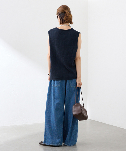 FRAMeWORK（フレームワーク）の「メタルボタンベスト（ベスト・レディース・ホワイト/ネイビー・FREE）」の20枚目の写真