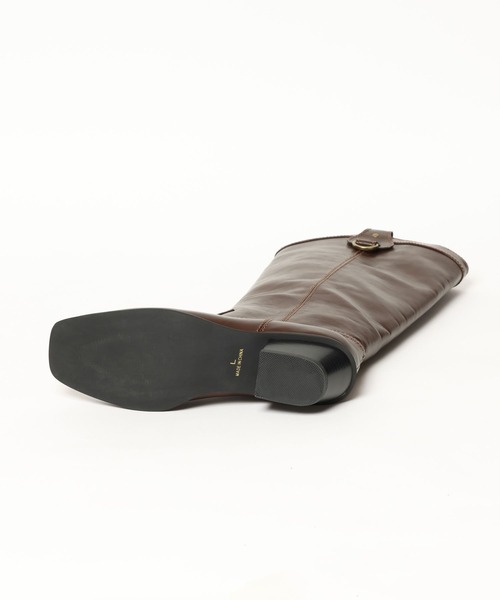 BAYFLOW（ベイフロー）の「ウエスタン風ロングブーツ（ブーツ・レディース・ブラウン/ベージュ・MEDIUM/LARGE）」の18枚目の写真