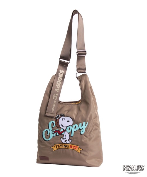 OUTDOOR PRODUCTS(アウトドアプロダクツ)の「2Wayショルダー ポリエステル PEANUTSコレクション スヌーピー(ショルダーバッグ・レディース・ネイビー/ブラック/ブラウン系その他/ライトグレー・FREE)」の19枚目の写真