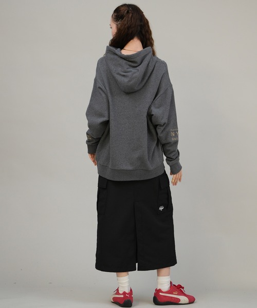 Manhattan Portage(マンハッタンポーテージ)の「Manhattan Portage/マンハッタンポーテージ パーカー MP-M599(パーカー・レディース・ブラック/ヘザーグレー/ヘザーチャコール/ピンク・S/M/L)」の18枚目の写真