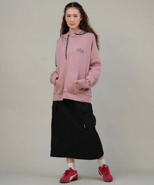 Manhattan Portage(マンハッタンポーテージ)の「Manhattan Portage/マンハッタンポーテージ パーカー MP-M599(パーカー・レディース・ブラック/ヘザーグレー/ヘザーチャコール/ピンク・S/M/L)」の21枚目の写真