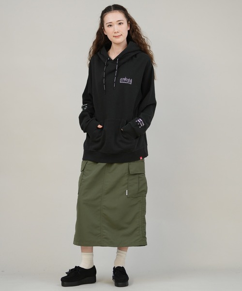 Manhattan Portage(マンハッタンポーテージ)の「Manhattan Portage/マンハッタンポーテージ パーカー MP-M599(パーカー・レディース・ブラック/ヘザーグレー/ヘザーチャコール/ピンク・S/M/L)」の7枚目の写真