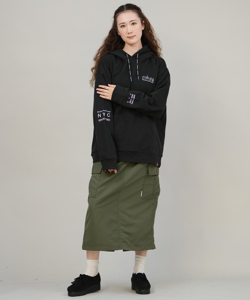 Manhattan Portage(マンハッタンポーテージ)の「Manhattan Portage/マンハッタンポーテージ パーカー MP-M599(パーカー・レディース・ブラック/ヘザーグレー/ヘザーチャコール/ピンク・S/M/L)」の10枚目の写真