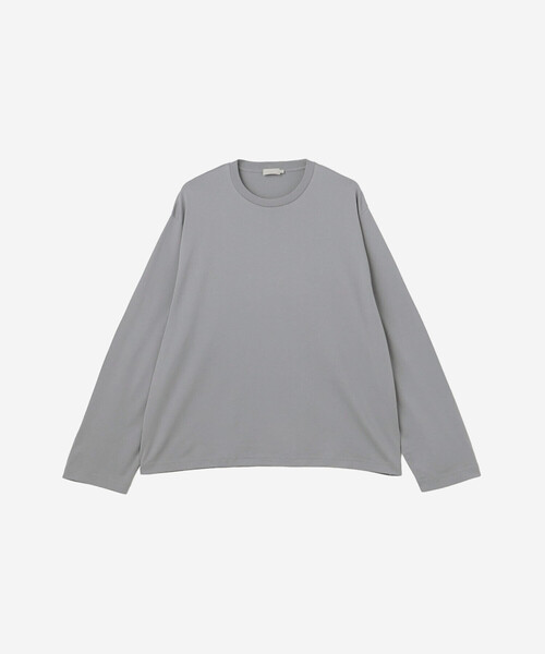 handvaerk（ハンドバーク）の「handvaerk | コットン クルーネック長袖Tシャツ MEN（Tシャツ/カットソー・メンズ・ブラック/グレー系その他/ホワイト/グレー系その他2/オートミール/ダークグレー・M/S/L/XL）」の4枚目の写真