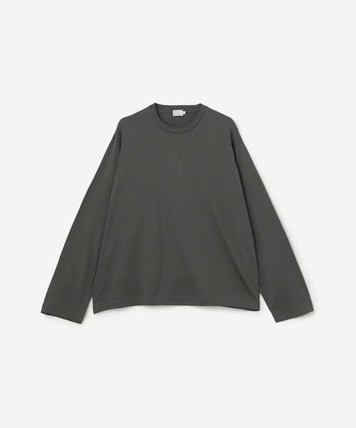 handvaerk（ハンドバーク）の「handvaerk | コットン クルーネック長袖Tシャツ MEN（Tシャツ/カットソー・メンズ・ブラック/グレー系その他/ホワイト/グレー系その他2/オートミール/ダークグレー・M/S/L/XL）」の3枚目の写真