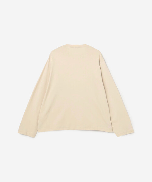 handvaerk（ハンドバーク）の「handvaerk | コットン クルーネック長袖Tシャツ MEN（Tシャツ/カットソー・メンズ・ブラック/グレー系その他/ホワイト/グレー系その他2/オートミール/ダークグレー・M/S/L/XL）」の9枚目の写真