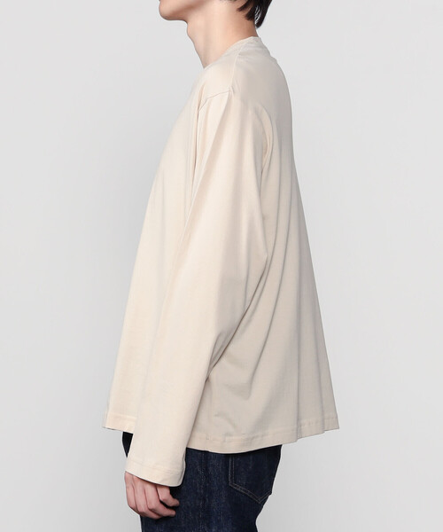 handvaerk（ハンドバーク）の「handvaerk | コットン クルーネック長袖Tシャツ MEN（Tシャツ/カットソー・メンズ・ブラック/グレー系その他/ホワイト/グレー系その他2/オートミール/ダークグレー・M/S/L/XL）」の14枚目の写真