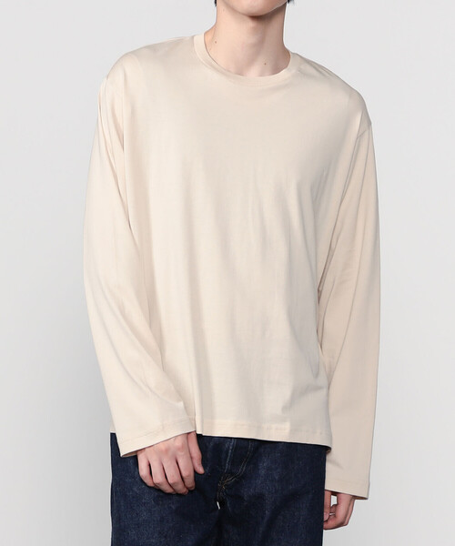 handvaerk（ハンドバーク）の「handvaerk | コットン クルーネック長袖Tシャツ MEN（Tシャツ/カットソー・メンズ・ブラック/グレー系その他/ホワイト/グレー系その他2/オートミール/ダークグレー・M/S/L/XL）」の17枚目の写真