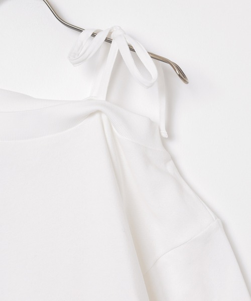 Honeys（ハニーズ）の「ワンショルゆるトップス（スウェット・レディース・杢グレー/ブラック/アイボリー/ブラウン・S/M/L）」の18枚目の写真