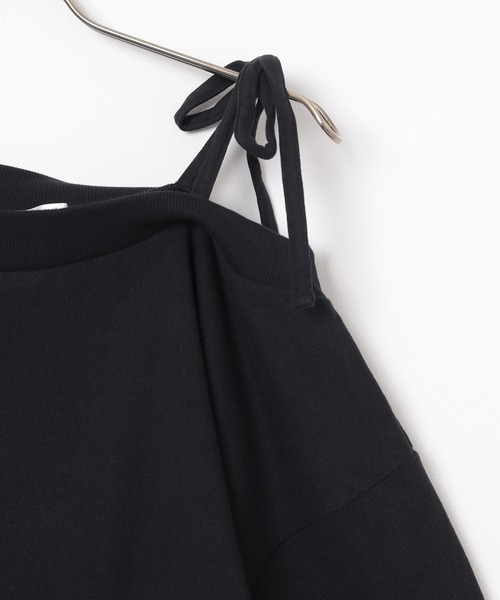 Honeys（ハニーズ）の「ワンショルゆるトップス（スウェット・レディース・杢グレー/ブラック/アイボリー/ブラウン・S/M/L）」の20枚目の写真