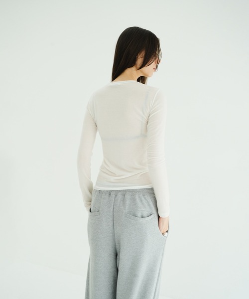 COMFORTABLE CREW NECK TOPS（Tシャツ/カットソー）｜CLANE（クラネ