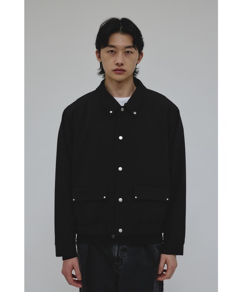 STYLEMIXER（スタイルミキサー）の「シャーリングヘムジャケット（その他アウター・メンズ・ブラック/グレー・MEDIUM/LARGE）」の5枚目の写真
