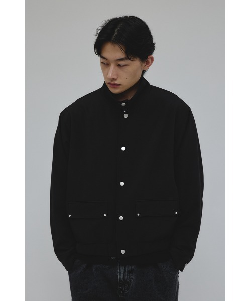 STYLEMIXER（スタイルミキサー）の「シャーリングヘムジャケット（その他アウター・メンズ・ブラック/グレー・MEDIUM/LARGE）」の6枚目の写真