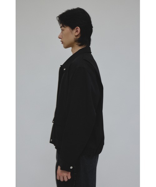 STYLEMIXER（スタイルミキサー）の「シャーリングヘムジャケット（その他アウター・メンズ・ブラック/グレー・MEDIUM/LARGE）」の7枚目の写真