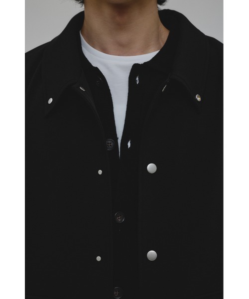 STYLEMIXER（スタイルミキサー）の「シャーリングヘムジャケット（その他アウター・メンズ・ブラック/グレー・MEDIUM/LARGE）」の10枚目の写真