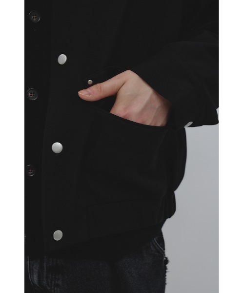 STYLEMIXER（スタイルミキサー）の「シャーリングヘムジャケット（その他アウター・メンズ・ブラック/グレー・MEDIUM/LARGE）」の12枚目の写真