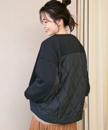 le.coeur blanc | ダンボール×キルトノーカラーコクーンブルゾン(ブルゾン)