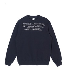 CRIMIE | TYPO GRAPHIC CREW NECK SWEAT(スウェット)