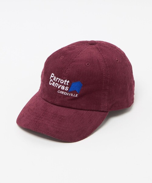 PARROTT CANVAS（パロットキャンバス）の「＜PARROTT CANVAS＞コーデュロイ パネル キャップ（キャップ・レディース・ワイン/ネイビー・FREE）」の6枚目の写真