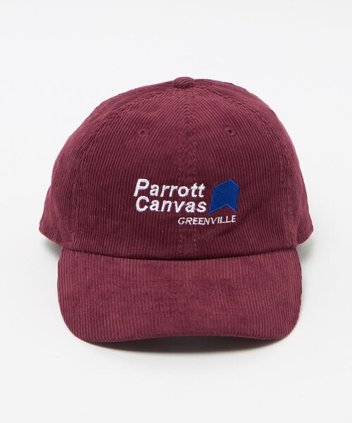 PARROTT CANVAS（パロットキャンバス）の「＜PARROTT CANVAS＞コーデュロイ パネル キャップ（キャップ・レディース・ワイン/ネイビー・FREE）」の7枚目の写真