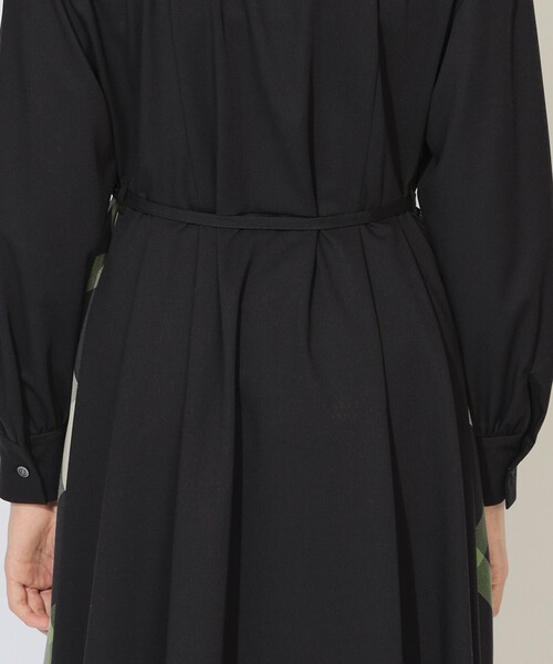 CB CRESTBRIDGE（シービークレストブリッジ）の「サイドチェック切替タックシャツワンピース（ワンピース・レディース・レッド系その他4/ブラック/ダークネイビー・S/M）」の21枚目の写真