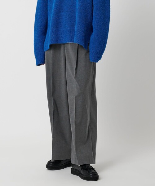 CITEN(シテン)の「<CITEN>キャリーマン2タックワイドスラックス(スラックス・レディース・ダークグレー/ライトグレー/ブラック・S/M)」の14枚目の写真