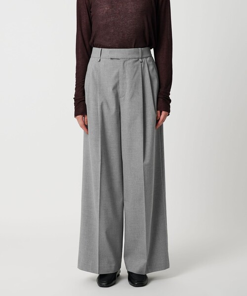 CITEN(シテン)の「<CITEN>キャリーマン2タックワイドスラックス(スラックス・レディース・ダークグレー/ライトグレー/ブラック・S/M)」の16枚目の写真