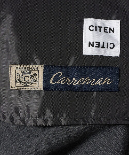 CITEN(シテン)の「<CITEN>キャリーマン2タックワイドスラックス(スラックス・レディース・ダークグレー/ライトグレー/ブラック・S/M)」の7枚目の写真