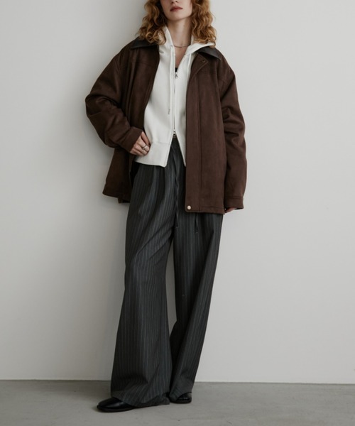 Aunt Marie's(アントマリーズ)の「クロップドZIPフーディ/パーカー(パーカー・レディース・ブラック/グレー/ホワイト・FREE)」の15枚目の写真