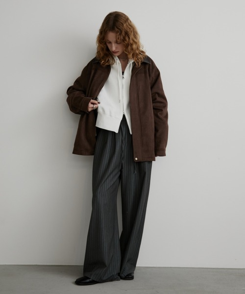 Aunt Marie's(アントマリーズ)の「クロップドZIPフーディ/パーカー(パーカー・レディース・ブラック/グレー/ホワイト・FREE)」の16枚目の写真