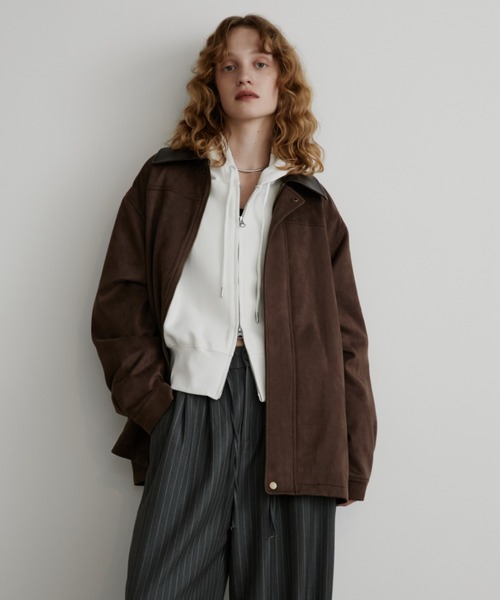 Aunt Marie's(アントマリーズ)の「クロップドZIPフーディ/パーカー(パーカー・レディース・ブラック/グレー/ホワイト・FREE)」の7枚目の写真