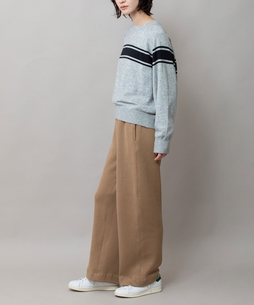 Munich（ミューニック）の「12GG天竺編みソフトニットラインプルオーバー（ニット/セーター・レディース・ベージュ/グレー/ブラック・FREE）」の14枚目の写真