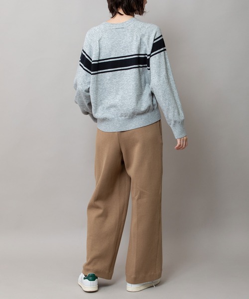 Munich（ミューニック）の「12GG天竺編みソフトニットラインプルオーバー（ニット/セーター・レディース・ベージュ/グレー/ブラック・FREE）」の13枚目の写真