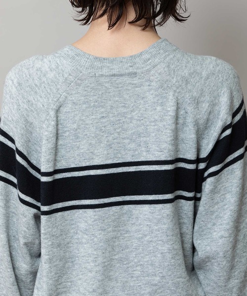 Munich（ミューニック）の「12GG天竺編みソフトニットラインプルオーバー（ニット/セーター・レディース・ベージュ/グレー/ブラック・FREE）」の18枚目の写真