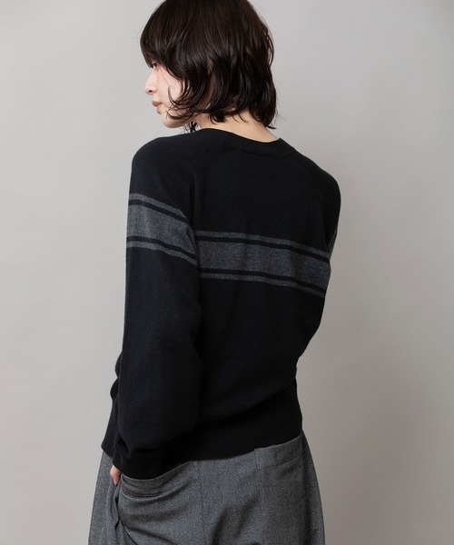 Munich（ミューニック）の「12GG天竺編みソフトニットラインプルオーバー（ニット/セーター・レディース・ベージュ/グレー/ブラック・FREE）」の21枚目の写真