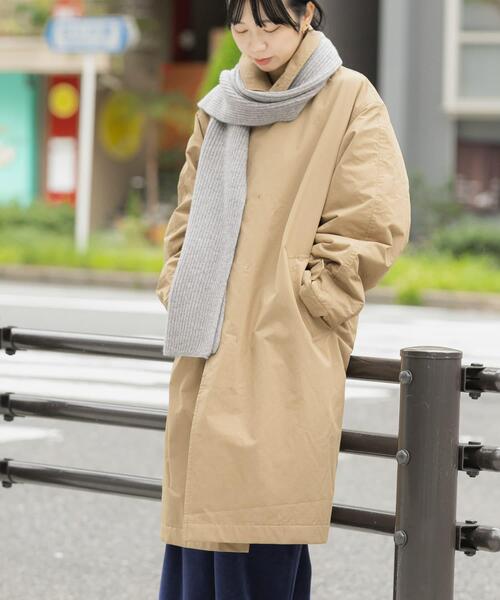 撥水中綿ステンカラーコート（ステンカラーコート）｜EKAL（エカル）の