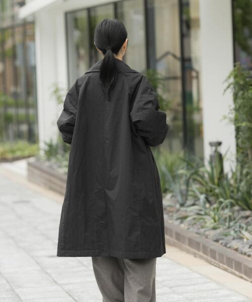 撥水中綿ステンカラーコート（ステンカラーコート）｜EKAL（エカル）の