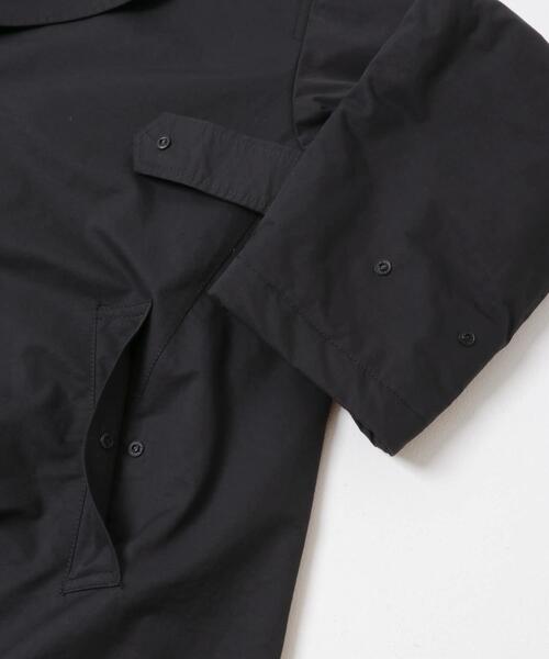 EKAL（エカル）の「撥水中綿ステンカラーコート（ステンカラーコート・レディース・ベージュ系その他/ブラック・ONE）」の4枚目の写真