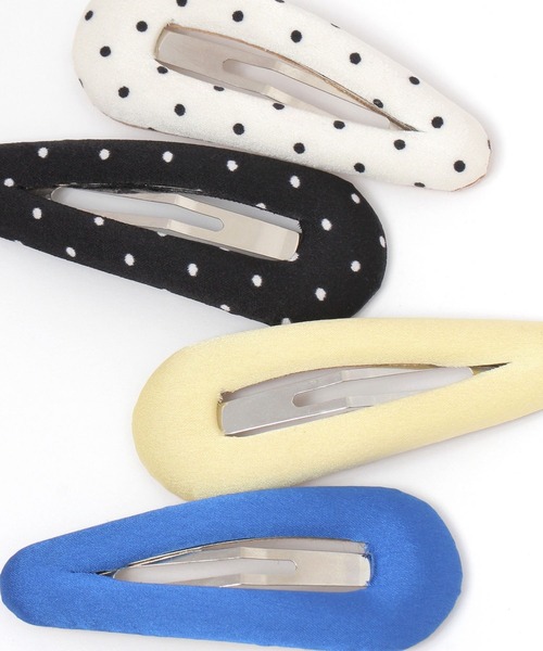 LOWRYS FARM（ローリーズファーム）の「カラフルプックリパッチン　599729（ヘアピン・レディース・イエロー/ホワイト/ブラック/ブルー・FREE）」の7枚目の写真