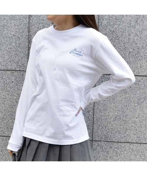 DOUBLE STEAL(ダブルスティール)の「バックサークルロゴロンT(Tシャツ/カットソー・メンズ・ブラック/ホワイト/グリーン系1/アッシュグレー・LARGE/MEDIUM)」の18枚目の写真