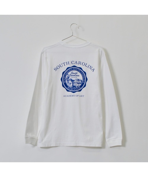 DOUBLE STEAL(ダブルスティール)の「バックサークルロゴロンT(Tシャツ/カットソー・メンズ・ブラック/ホワイト/グリーン系1/アッシュグレー・LARGE/MEDIUM)」の22枚目の写真