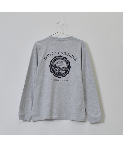 DOUBLE STEAL(ダブルスティール)の「バックサークルロゴロンT(Tシャツ/カットソー・メンズ・ブラック/ホワイト/グリーン系1/アッシュグレー・LARGE/MEDIUM)」の12枚目の写真