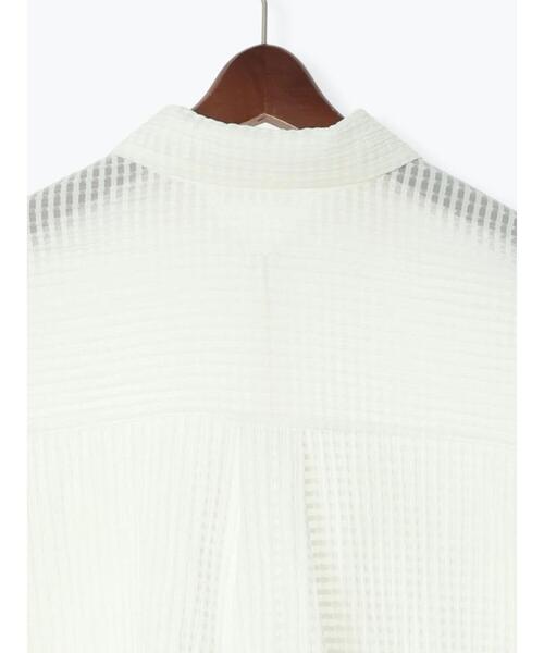 Te chichi TERRASSE（テチチテラス）の「シアーチェックジップブルゾン（ブルゾン・レディース・ブラック/オフホワイト・F）」の11枚目の写真